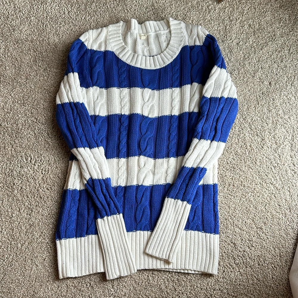 Never worn Jcrew 100% cotton sweater